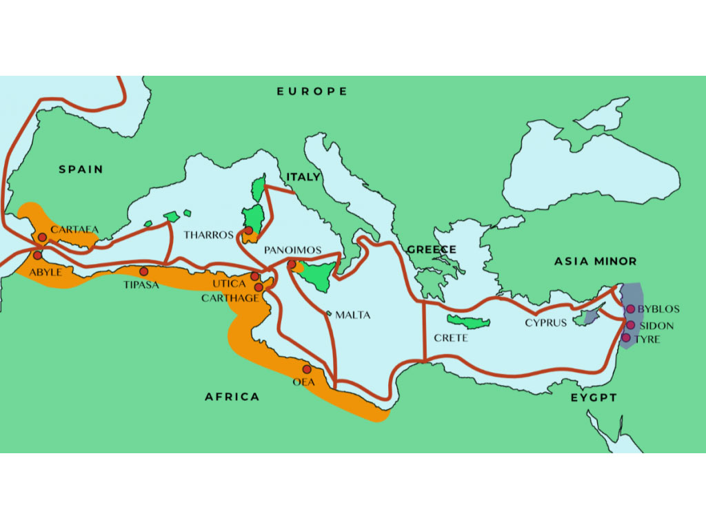 From Trading Post to Emporium in the Mare Nostrum - Carthaginian colonies